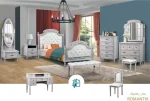 سرویس خواب تک نفره کلاسیک مدل رمانتیک