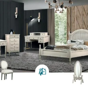 سرویس خواب تک نفره کلاسیک مدل والریا