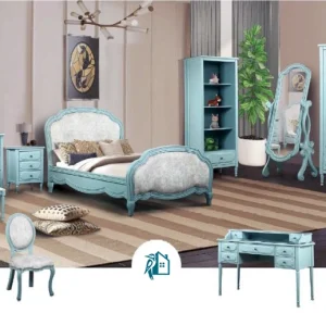 سرویس خواب تک نفره کلاسیک مدل ویولت